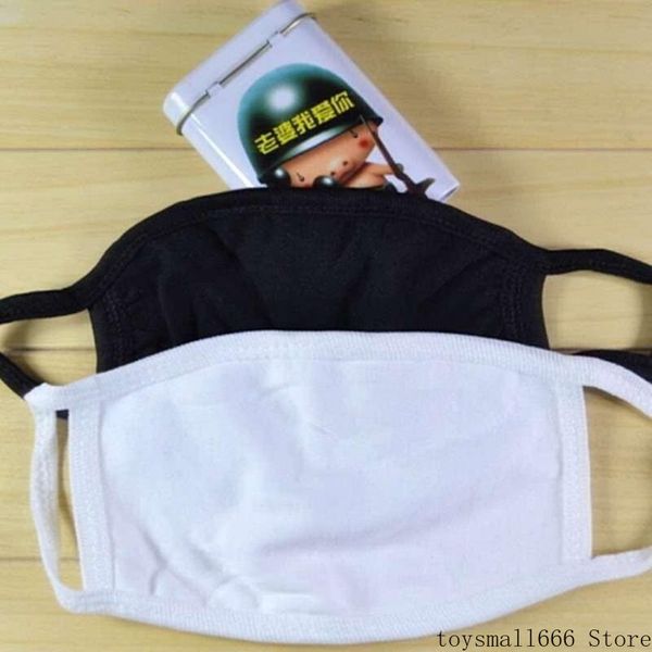 

low price cycling wearing anti-dust cotton mouth face mask pm 2.5 mask man woman black white fashion