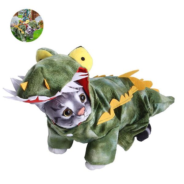 

cat costumes novelty halloween dog pet crocodile dressing up clothing for pupply breathable themed party costume props
