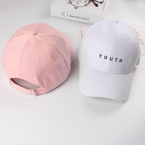 

white pink summer baseball caps cotton mens hats letter solid black casual, Blue;gray