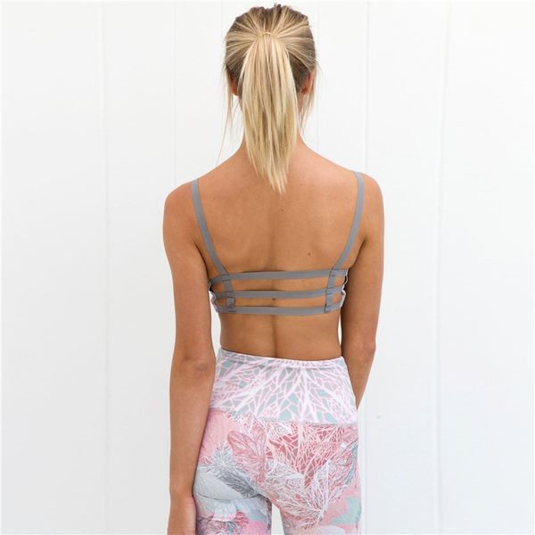 

3d print sportswear yoga sets for fitness women tracksuit gym wear suit running clothing outfit 2peice sport bra pant suitzf099, Gray