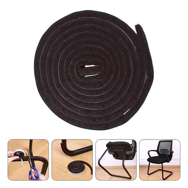 

elbow & knee pads 2pcs stool feet mat home furnishing cushion felt protecting pad floor, Black;gray