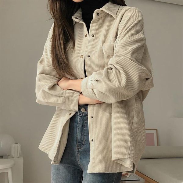 

2021 new deeptown camisas de veludo feminino inverno moda estilo coreano blusa feminina solta manga longa s casual boto acima da camisa, White