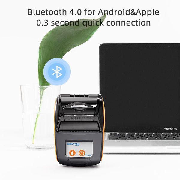 

printers 58mm portable miniature thermal printer paper with bluetooth impresora mini