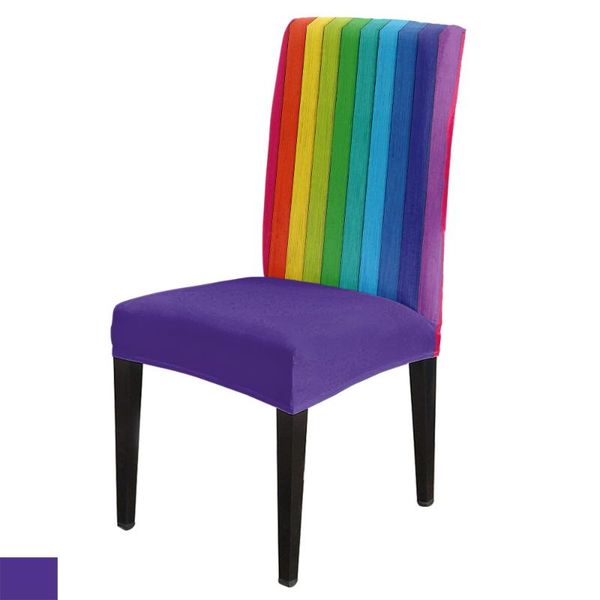 

chair covers dining rainbow vintage wood grain modern elastic printing el wedding home