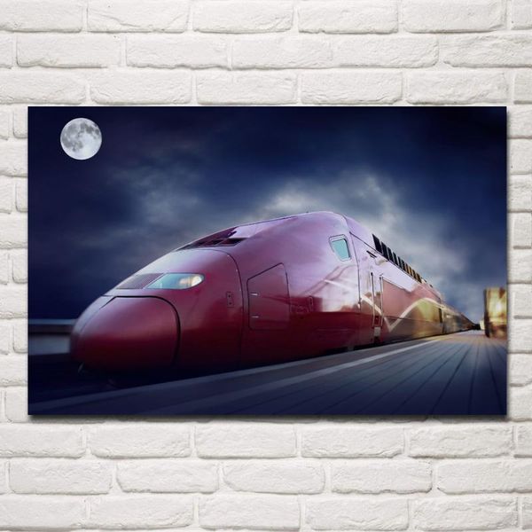

paintings modern high speed trains tgv thalys posters on the wall picture home living room decoration for bedroom ex523