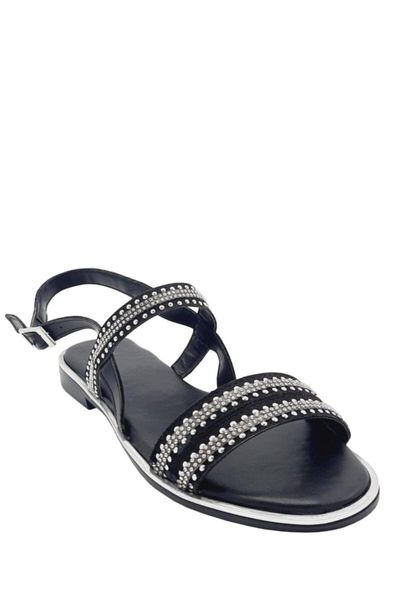 

sandals women's black flat heels 214150