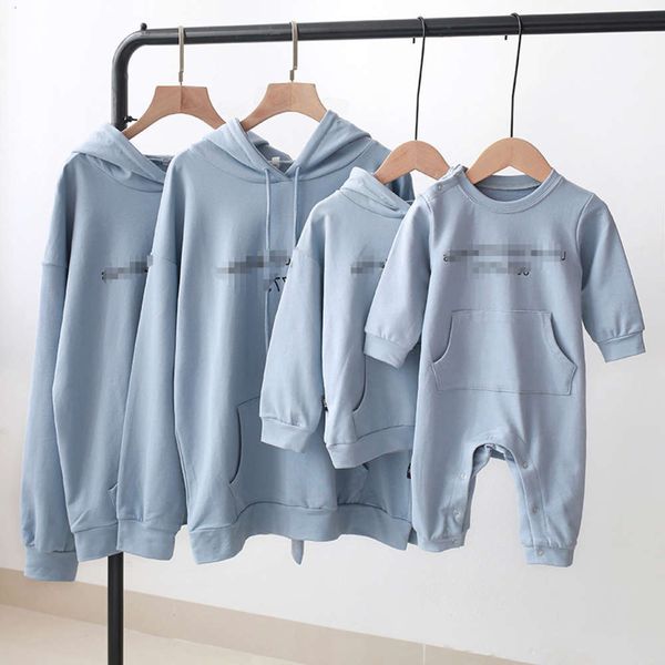 

new autumn winter cloth for parents and children in 2021, Blue