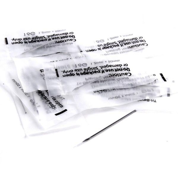 

tattoo needles 100pcs disposable piercing steel 12g/13g/14g body sterilized permanent makeup