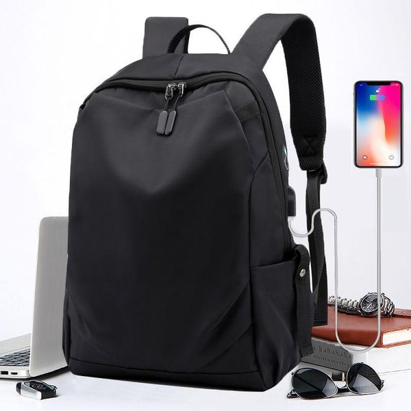 

backpack men large capacity lapbag solid color outdoor travel multifunctional student school wholesale