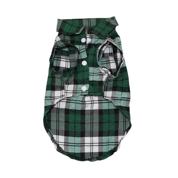 

dog apparel pet puppy clothes summer plaid shirt coats jackets cat grid costumes for small medium dogs yorkies chihuahua