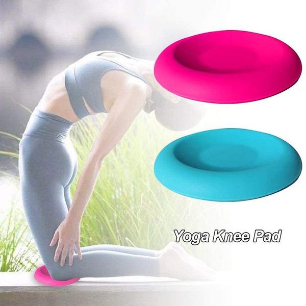 

1x yoga knee pads full silicone yoga mat for elbow and knee support non-slip mats fitness & body building accessories