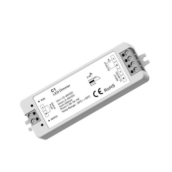 

1ch*350ma 1ch*700ma 12-48vdc cc dimming controller (push dim) c1 controller 1 channel constant current receiver for single color