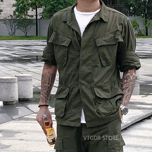 

i don't stock vietnam 1969 tropical ripsmilitary fighting jacket kq4w, Black;brown