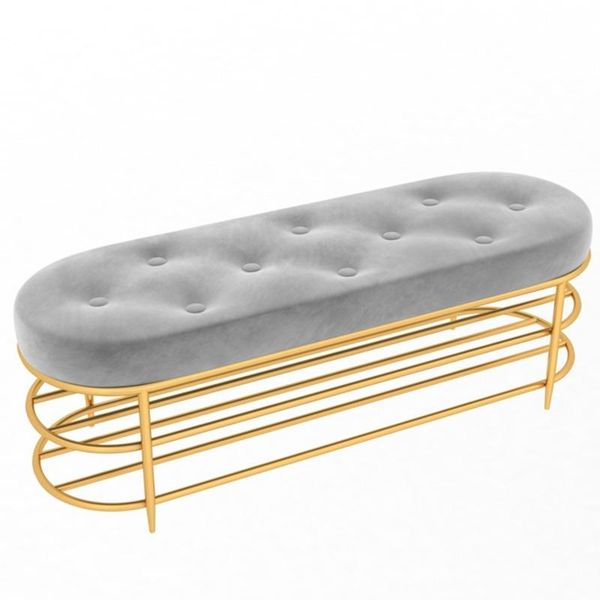 

customized luxury shoe stool with 2 tiers shoe rack shelf sofa seat cushion entrance door cabinet bench storage stool