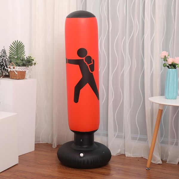

fitness punching bag inflatable punching bag stand boxing toy pvc indoor tower