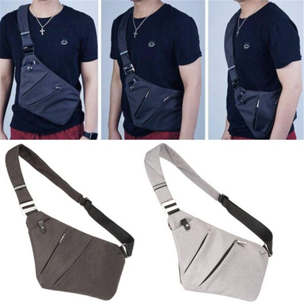 

waist bags brand men anti-theft travel chest bag camping sling cross-body shoulder pack sports 2 colors messenger