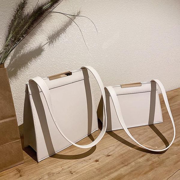 

cross body elegant female large tote bag 2021 fashion pu leather women's designer handbag travel shoulder messenger