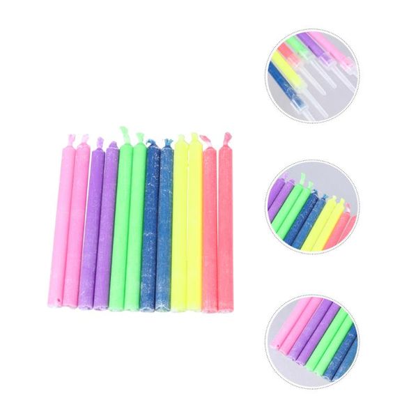

2 boxes colorful hanukkah candles birthday candles creative cake