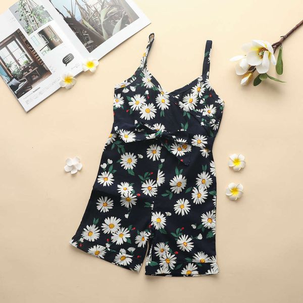 

ins summer floral suspenders for children, Blue