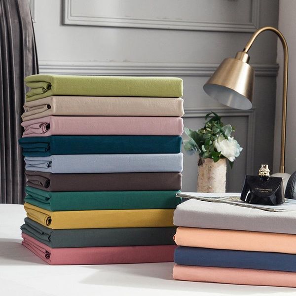

sheets & sets cotton bedding sheet home textile printing solid color flat bed linen for king queen size fitted