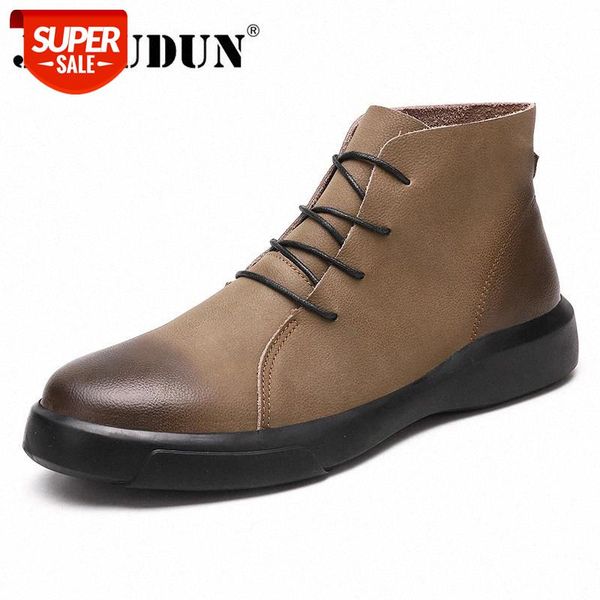 

winter men boots genuine leather ankle boots men winter casual shoes waterproof warm fur snow for botas jkpudun #dv4m