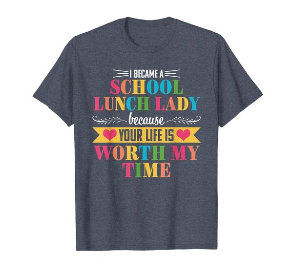

School Lunch Lady Cute Appreciation Back to School Gift T-Shirt, Mainly pictures