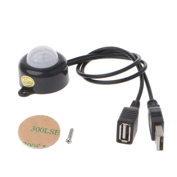 

smart home control usb led light strip switch dc5-24v human body infrared pir motion sensor