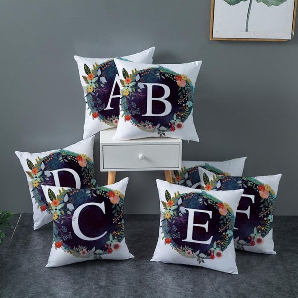

cushion/decorative pillow cushion cover letter printed covers household throw for home sofa decorative square pillowcase