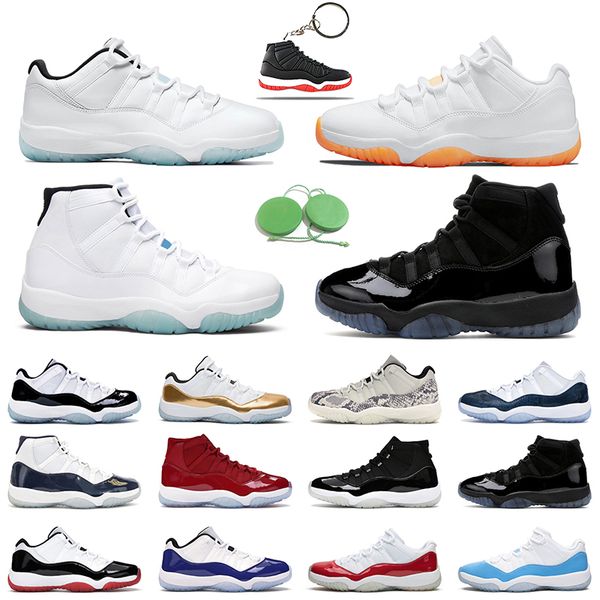 

jumpman 11 cap and gown men women basketball shoes 11s jubilee 25th anniversary legend blue concord space jam mens trainer