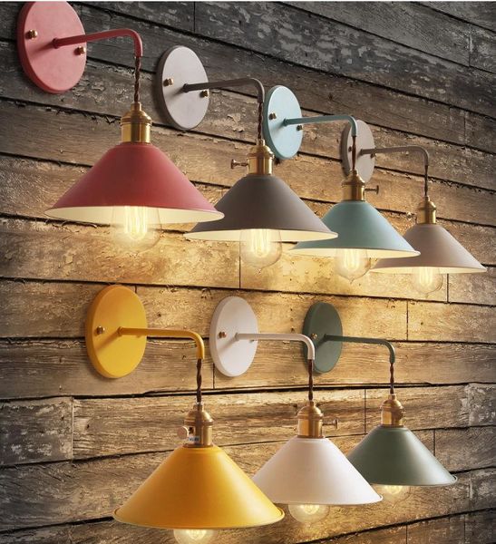 

wall lamp nordic creative modern macaron
