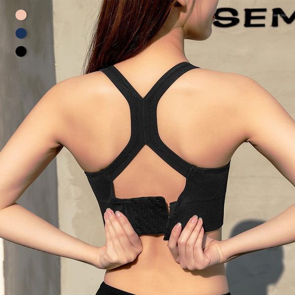 

back breasted adjustable yoga running hollow sports bra outfit