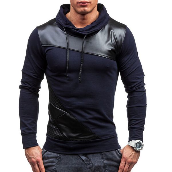 

2021 new brand casual fashion hoodie men's sportswear, White;black