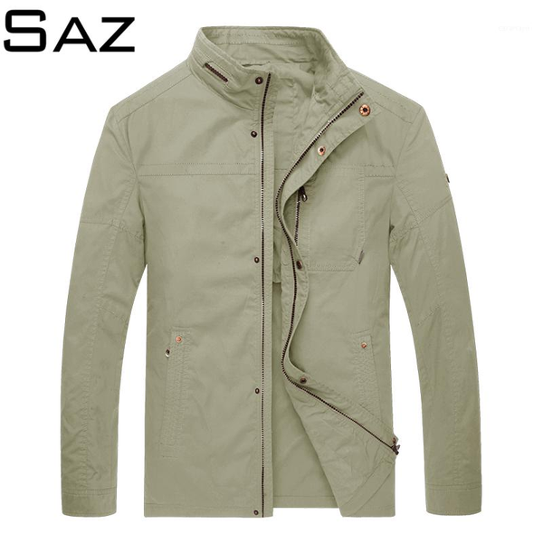 

men's jackets saz thin jacket male casual overcoat army tactics windbreaker mens waterproof breathable for men, Black;brown