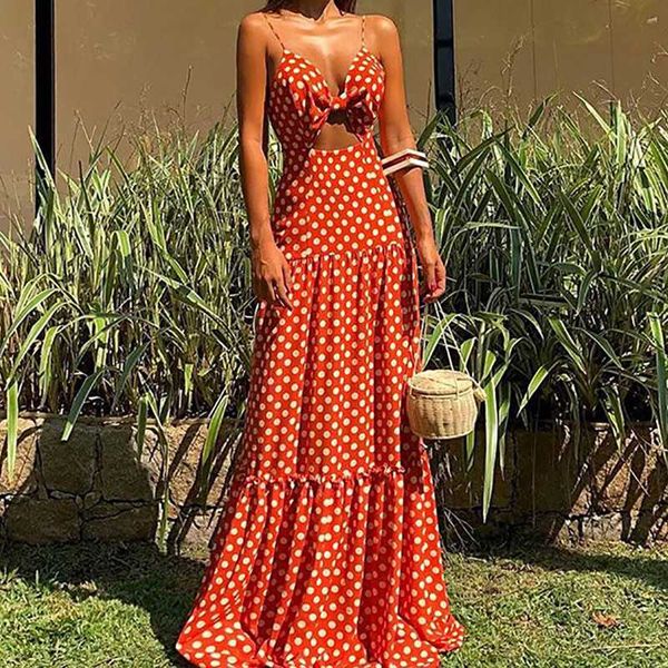 

casual dresses dots v-neck sleeveless beach butterfly long spring summer clothes dress for women's vetement femme 2021 sukienka sundres, Black;gray