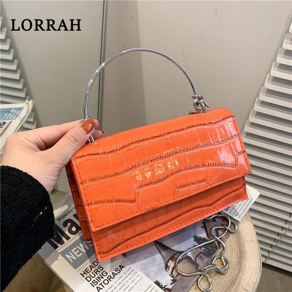 

evening bags fashion chain women's shoulder handbag for 2021 summer crossbody tote female messenger bag crocodile pattern woman wallet