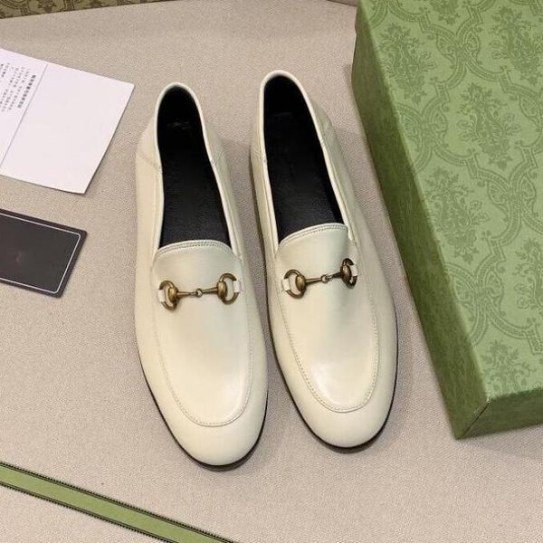 

ggity princetown sandals women loafers autumn winter classic wool pattern warm metal embroidery leather men slippers half slipper buckle sli, Black