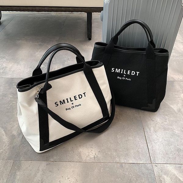 

evening bags fashion canvas women handbags large capacity ladies shoulder crossbody bag casual female tote messenger