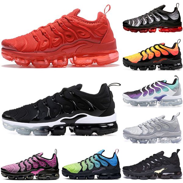 

running shoes plus men women bred bumblebee core black dmp hyper violet lemon lime red shark tooth blue fury aurora green zebra trainers sne