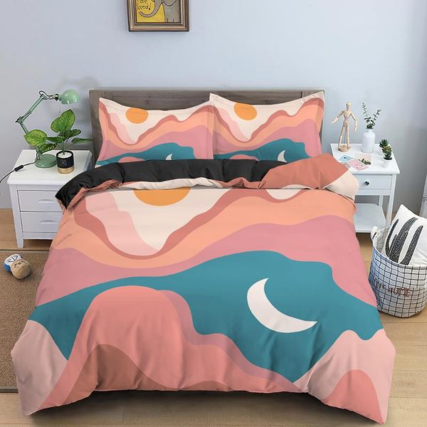 

bedding sets bohemian microfiber duvet cover ultra soft and easy care set twin  king size 2/3-piece