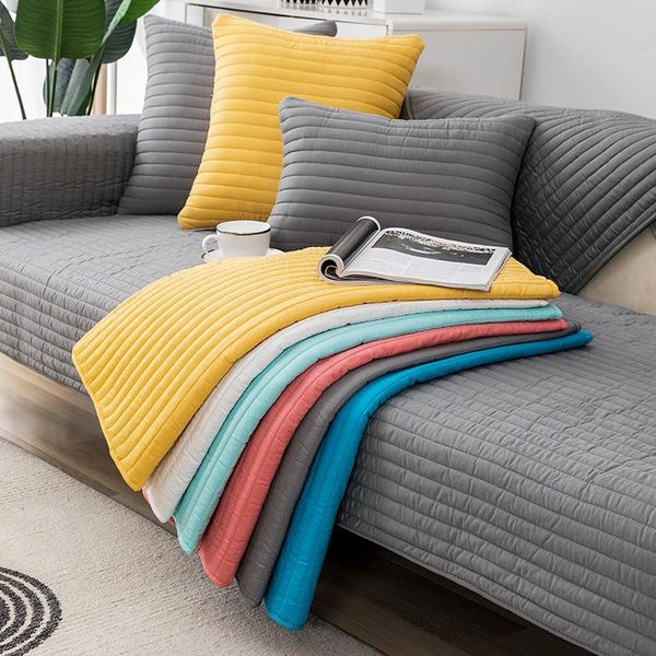 

chair covers thicken cotton sofa cover universal towel non-slip couch for living room decoration 6 colors