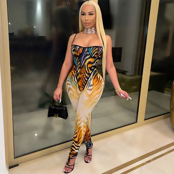 

women's two piece pants rmsfe 2021 autumn women fashion mesh sleeveless suspender nightclub jumpsuit set, White