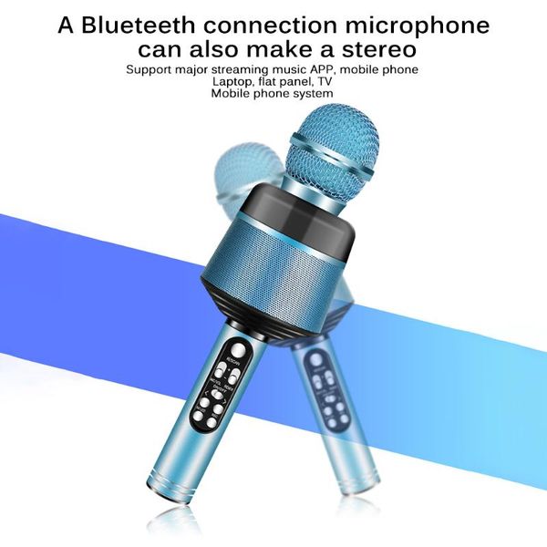 

q008 bluetooth 4.1 connection usb player bluetooth microphone speaker perfect sound quality microphone for mobile phone