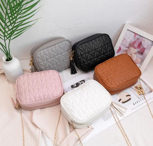 

2021 fashion pu women outdoor sport backpack chain shoulder bags totes handbag cross body cosmetic bag cell phone pocket wallets coin purses