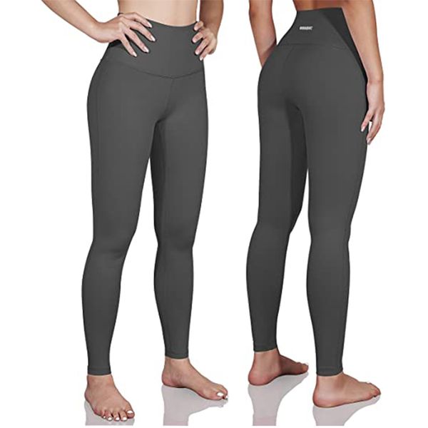 

women's high waist fitness wear yoga tights, abdominal exercise running compression yogas pants with inner bag, White;black