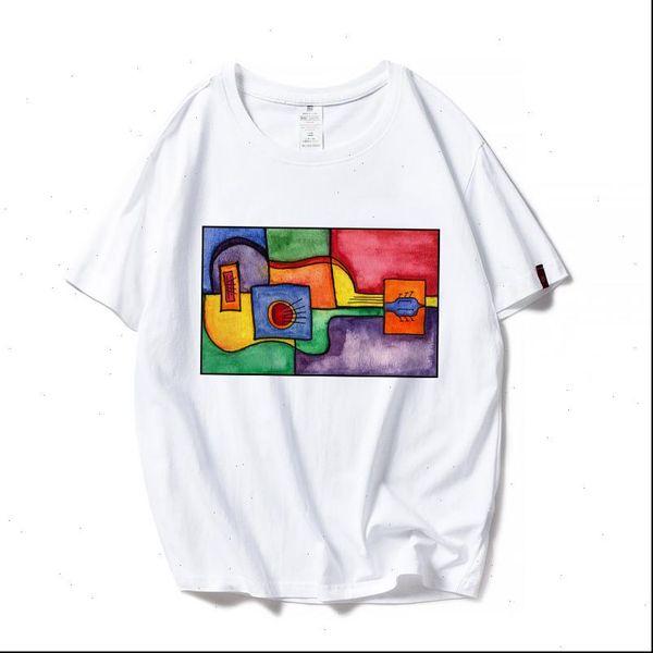 

brand new women colorful print t shirts harajuku summer t shirt woman tee casual female t shirts camiseta mujer, White