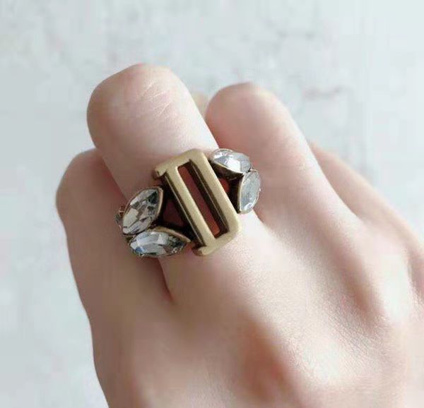 

design jewelry new letter ring women's net red fashion jewelry, Silver