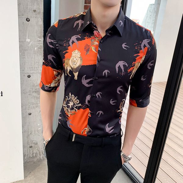 

short-sleeve of men in the shirt yux0, White;black