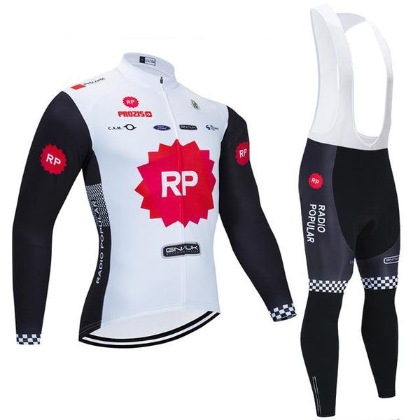 

racing sets team rp cycling jersey winter sportswear bike pants men long sleeve ropa ciclismo thermal fleece bicycling maillot culotte, Black;blue
