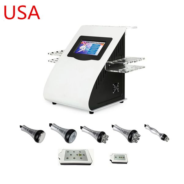 

usa warehouse new vacuum cavitation 40k ultrasonic rf laser weight loss machine ultrasonic beauty instrument dhl