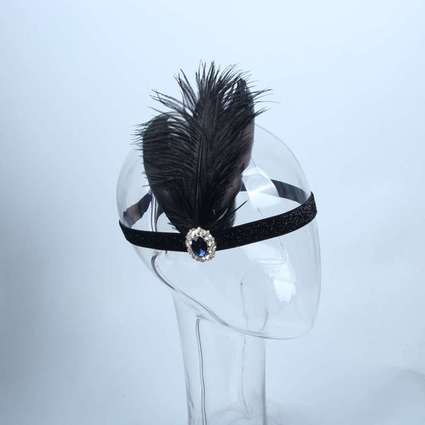 

lowosaiwor feather headdress with black, Black;brown